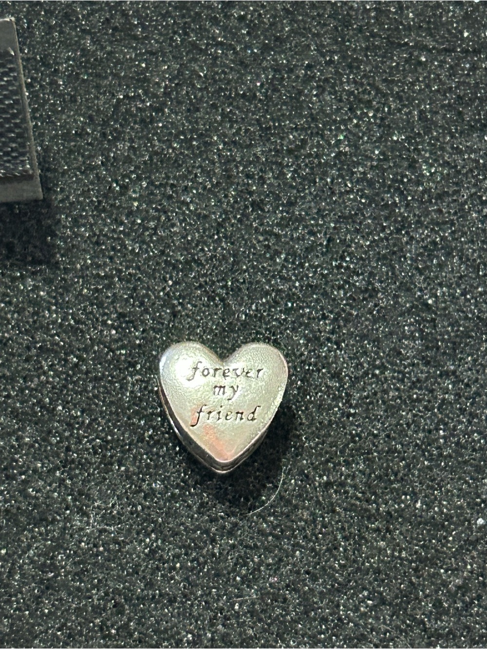Forever My Friend Silver Heart Charm first my mother